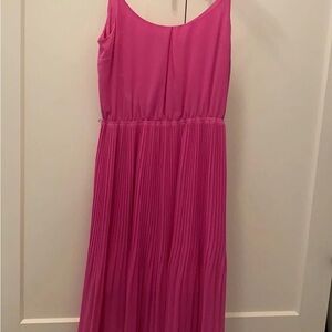 Vibrant Pink Sleeveless Dress